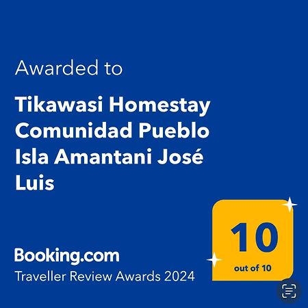 Tikawasi Homestay Comunidad Pueblo Isla Amantani Jose Luis Ocosuyo Buitenkant foto
